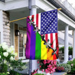 LGBT American U.S. Flag Garden Flag, House Flag