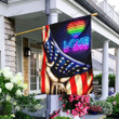 Love Is Love LGBT American U.S. Flag Garden Flag, House Flag
