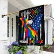 LGBT Pride Eagle Flag We The People Means Everyone Garden Flag, House Flag