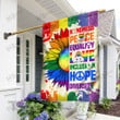 LGBT Flag Kindness, Peace, Equality Garden Flag, House Flag