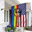 LGBT Pride American US Flag Garden Flag, House Flag