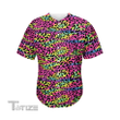 Trippy Psychedelic Leopard Baseball Shirt