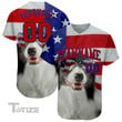 Personalized American Flag 4th of July, American Independence Day Baseball Shirt
