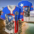 Puerto Rico Coqui Boricua Baseball Jersey Baseball Shirt