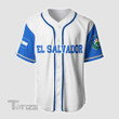 El Salvador Skull Baseball Jersey Baseball Shirt