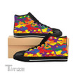 Camouflage Pride Rainbow LGBT Unisex High Top Canvas Shoes