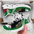 Disc Golf Black And Green Custom Name Clunky Sneakers