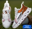 Baseball Player Ball Pattern Custom Name Clunky Sneakers