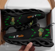 Irish Pride Black Clunky Sneakers