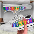 LGBT Be Kind Low Top Canvas Shoes