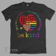 Lgbt Be Kind Rainbow Heart Leopard Buffalo Plaid Pride  Graphic Unisex T Shirt, Sweatshirt, Hoodie Size S - 5XL