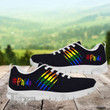 LGBT Love is Love Pride's Month Rainbow Color Sneakers Shoes