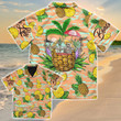 Pineapple Skeleton All Over Printed Hawaiian Shirt Size S - 5XL