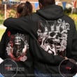 Matching Couple Shirt Skull Couple New 3D All Over Printed Shirt, Sweatshirt, Hoodie, Bomber Jacket Size S - 5XL