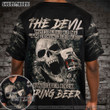 Bring Beer Hell Skull Baseball Jersey Baseball Shirt