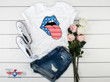 American Flag Lips Family 4th Of July Shirt Graphic Unisex T Shirt, Sweatshirt, Hoodie Size S - 5XL