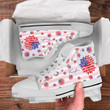 Sunflower Freedom Unisex High Top Canvas Shoes