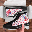 Sunflower Freedom Unisex High Top Canvas Shoes