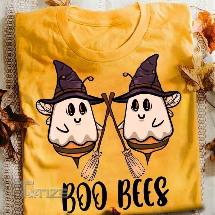 Halloween Witch Boo Bees Graphic Unisex T Shirt, Sweatshirt, Hoodie Size S - 5XL