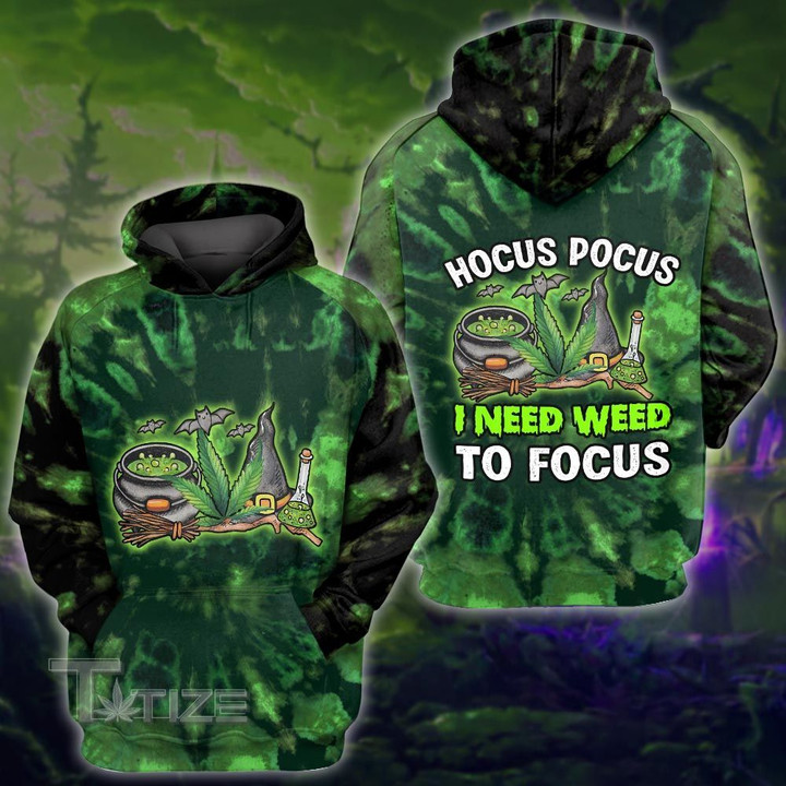 Weed halloween hocus pocus 3D All Over Printed Shirt, Sweatshirt, Hoodie, Bomber Jacket Size S - 5XL