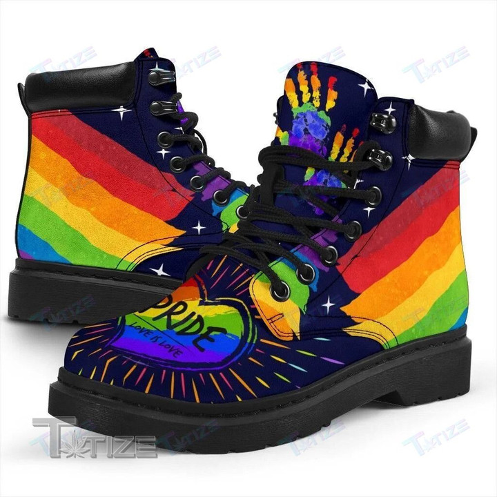Lgbt Pride Boots Timbs Custom Shoes All Season Boots