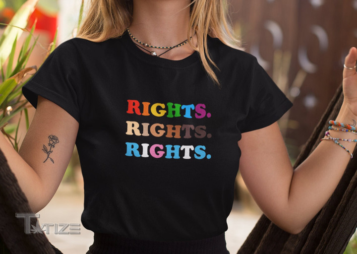 Pride Rights BLM Rights LGBT Pride Graphic Unisex T Shirt, Sweatshirt, Hoodie Size S - 5XL