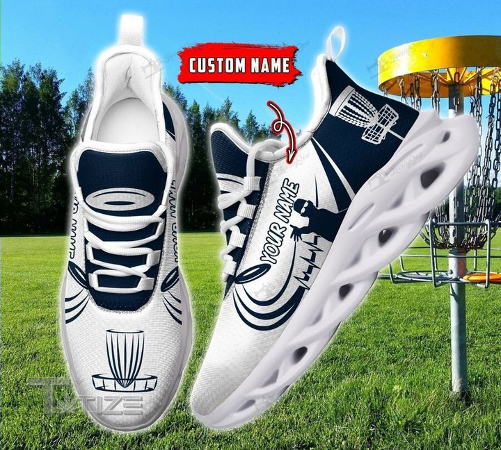 Disc Golf Cool Player Art Custom Name Clunky Sneakers