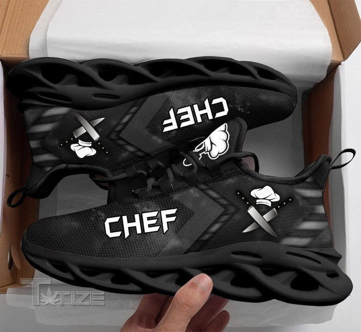 Chef Black And White Clunky Sneakers