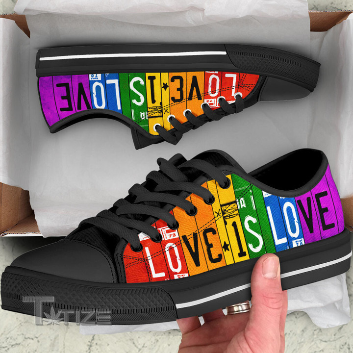 Lgbt Pride Low Top Canvas Shoes