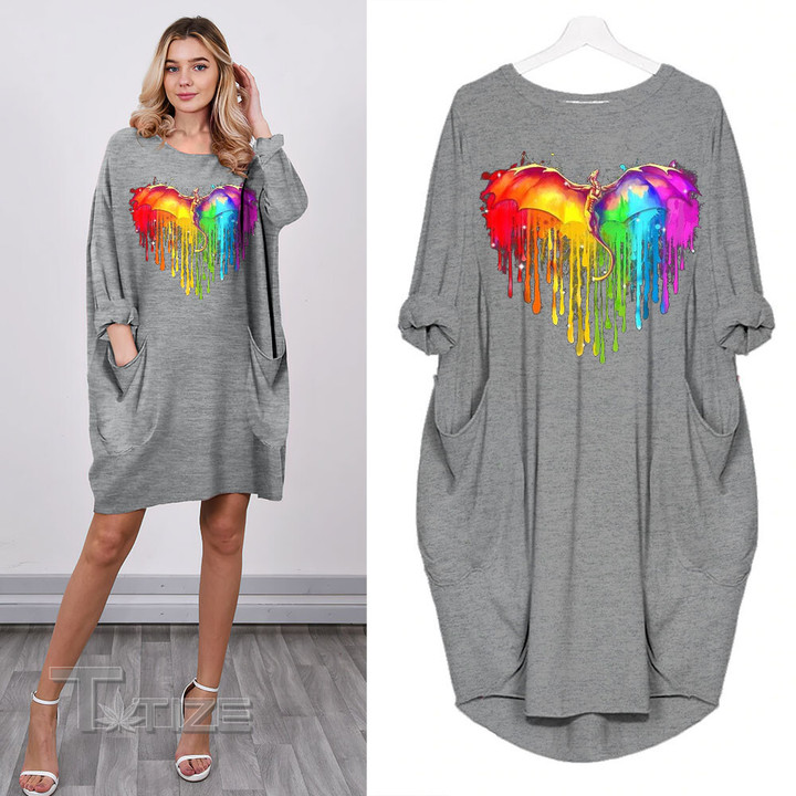 LGBT Pride Flying Dragon Graphic Unisex T Shirt, Sweatshirt, Hoodie Size S - 5XL