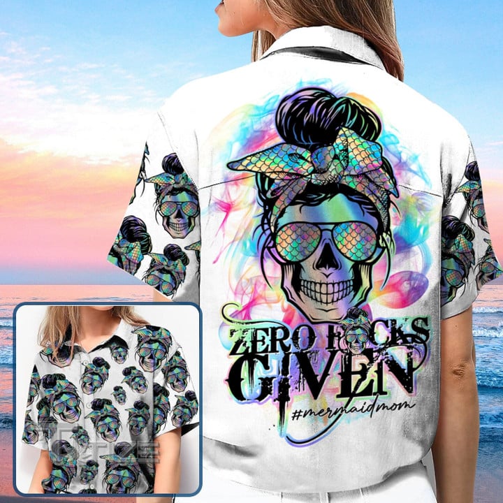 Mermaid Mom All Over Printed Hawaiian Shirt Size S - 5XL
