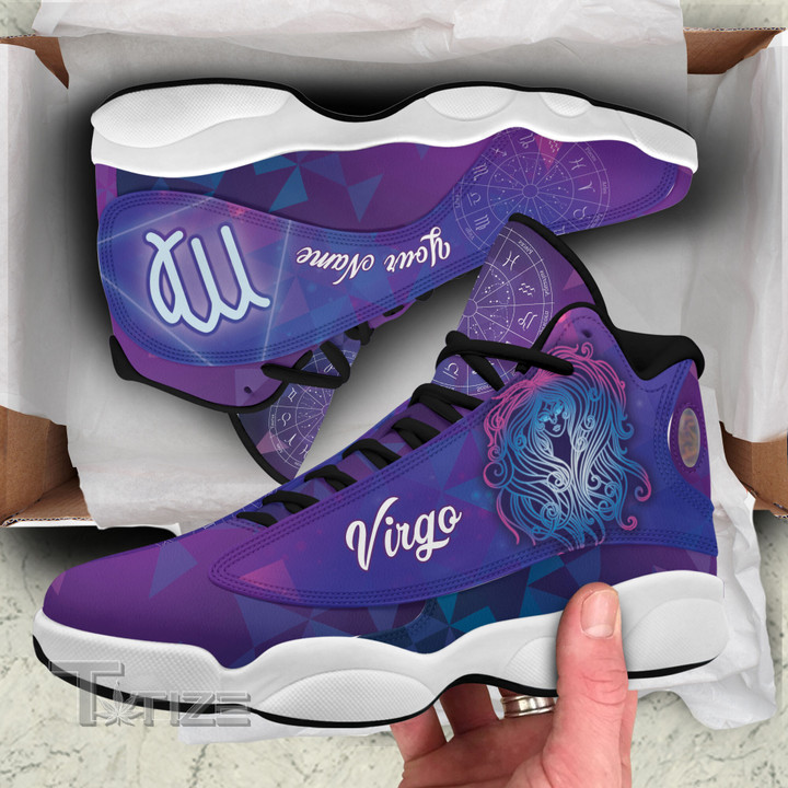 Galaxy Virgo Zodiac custom name 13 Sneakers XIII Shoes