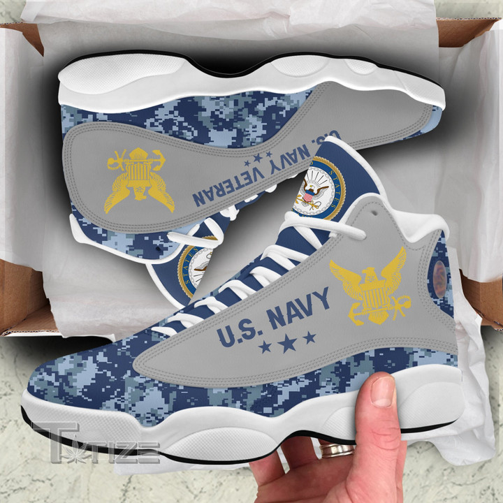 US Navy White 13 Sneakers XIII Shoes