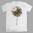 Choose Happy Weed Dandelion Flower Graphic Unisex T Shirt, Sweatshirt, Hoodie Size S – 5XL