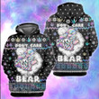 Weed dont care bear ugly sweater 3D All Over Printed Shirt, Sweatshirt, Hoodie, Bomber Jacket Size S - 5XL