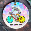 1943 Hoffman Bicycle Day Skull Ornament