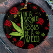 In a World Full of Roses Be a Weed Ornament