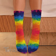 LGBT pattern Socks