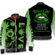Weed girl a mouth she cant control 3D All Over Printed Shirt, Sweatshirt, Hoodie, Bomber Jacket Size S - 5XL