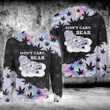 Weed hologram dont care bear 3D All Over Printed Shirt, Sweatshirt, Hoodie, Bomber Jacket Size S - 5XL