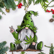Christmas weed gnome Wooden/Acrylic Ornament