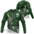 Ireland Eire 3D All Over Printed Shirt, Sweatshirt, Hoodie, Bomber Jacket Size S - 5XL