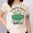 Shamrock Shakes and Getting Baked Weed Graphic Unisex T Shirt, Sweatshirt, Hoodie Size S - 5XL