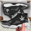 Black mandala weed 13 Sneakers XIII Shoes