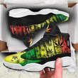Rasta color weed alien 13 Sneakers XIII Shoes