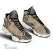 Funny mandala mushroom 13 Sneakers XIII Shoes