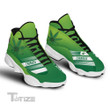 Green cannabis weed 13 Sneakers XIII Shoes