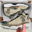 Mushroom Mandala pattern 13 Sneakers XIII Shoes