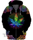 Weed Gradient Mandala Weed Leaf 3D All Over Printed Shirt, Sweatshirt, Hoodie, Bomber Jacket Size S - 5XL