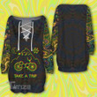 LSD Bicycle Day Take A Trip Lace-Up Sweatshirt